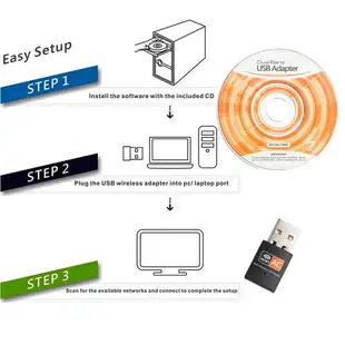 【臺灣公司 免費開發票】臺式機USB无線網卡wifi接收器600M電脑双频RT8811AU芯片Linux網卡