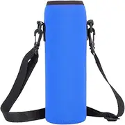 Water Bottle Bag Water Bottle Case Thermal Holder Bag Protect Bottle from Being Scratched for Various Kinds of Bottles(Blue)