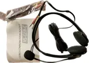 HS-GEN-C Stereo Communication Wired Headset with Microphone Nuance Dragon Cord.