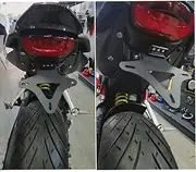 KODASKIN Fender Eliminator Tail Tidy Kit License Plate Holder LED Light Mount for Honda CB650R CBR650R Body Frame