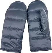[Generic] Snow Mittens Women - Waterproof Gloves Snowboarding, Winter Mittens Gloves | 2025 Warm Down Cloth Mittens, Adult Snow Mitts, Waterproof for Snowboarding, Winter, Skiing, Camping, Outdoors