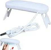 UV Nail Lamp - UV Light, Flash Cures Lamps, USB Direct Plug Design Lamping Gel-, Portable Salon-Quality Gel at Home & Saloon Quick Drying - 3 & 6 Lightings Style