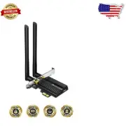 Enhanced Range WiFi 6 AX3000 PCIe Card with Bluetooth 5.0 for Streamlined Gaming