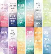 60 PCS Inspirational Bookmarks for Women Men, 12 Styles Encouraging for Kids Students, Positive Bulk for Reading Lovers Teachers School Home
