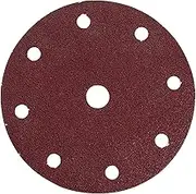 Makita 320 Grit Hook and Loop 9 Hole Sanding Disc, Brown, 150 mm Pad Diameter (Pack of 50)