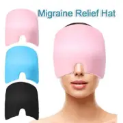 Cold Therapy Headache Pain Relief Cap Flexible Ice Compress Hat Eye Mask