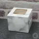 1粒裝大理石開窗包裝盒 紙杯蛋糕盒 半透明盒 馬芬盒 杯子蛋糕盒 月餅盒 蛋塔盒 紙盒 禮物盒【毛毛的店】