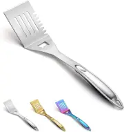 Grill Spatula, Stainless Steel Multifunction Barbecue Turner, Sturdy and Durable