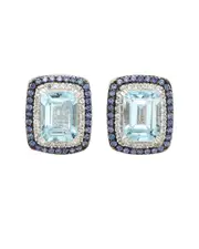 Suzy Levian 0.02 ct. tw. Diamond & Gemstone Earrings NoSize NoColor