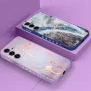 Marble Silicone Phone Case For Samsung S24 S23 S22 Ultra A54 A15 A55 A52S Cover