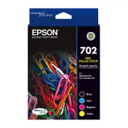 Genuine Epson 702 Value Pack