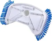 BESPORTBLE Pool Vacuum Head with Side Brushes for Efficient Swimming Pool Cleaning for Indoor Lap and Plunge Pools Elegant White Design for Easy Maintenance