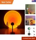 Sunset Lamp, Projector Sunset Light 180 Degree Rotation Projection LED Night ...