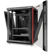 15U 24" Deep Wall Mount IT Network Server Rack Cabinet Enclosure 3FREE ACCESSORY
