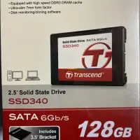 在飛比找蝦皮購物優惠-Transcend 創見 SSD340 128GB 2.5吋