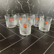 Set of 6 RCR Cristalleria Italiana Tumblers Whiskey Cocktails Glasses NIB