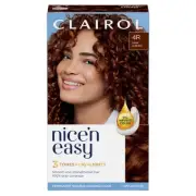 Clairol Nice 'N Easy Permanent Hair Color, 4R Dark Auburn (Packaging May Vary)