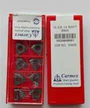 Carmex 16ER 14BSPT BMA External thread turning blade Carbide Inserts 10Pcs