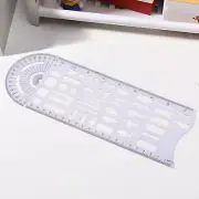 Drawing Ruler Traffic Accident Symbols Drawing Template Stencils Measuring