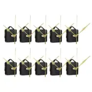 10Pcs DIY Silent Movement Spindle Hands Wall Quartz Clock Movement7915