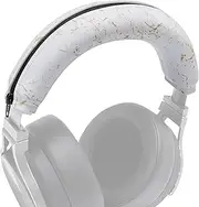 WC BandZ Virtuoso V2 - Silicone Headband Cover for Corsair Virtuoso Headphones by Wicked Cushions | Machine Washable, No More Flaking Leather | for Virtuoso Wireless, XT, and SE | Gold Marble