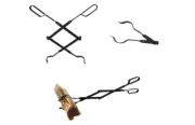 Fireplace Tongs 26 Inches Long Campfire Log Grabber Fire Pit Barbecue Tool Grill