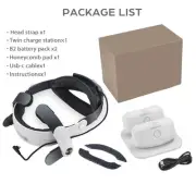 M2 Pro Battery Pack Strap Power Bank for Oculus Quest 2 with Honeycomb Head Cush