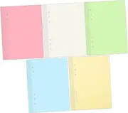 TEHAUX 50 Sheets Binder Refills Planner Inserts Loose Leaf Paper Refills for Notepad Writing Notebook