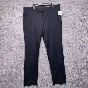 Unlisted Kenneth Cole Dress Pants Mens Black Plaid 35 31 Suit