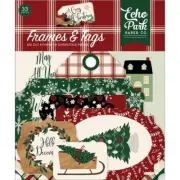 Cozy Christmas Tree Mistletoe Merry Bright Home Joyful Echo Park Frames & Tags