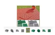 Set of 10 Interlocking Patio or Walkway Tiles Multi-purpose Surface for Outside