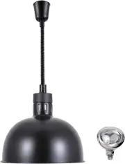 Hanging Food Heat Lamp Infrared Food Warmer Fry Heating Lamp 250W With Light