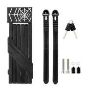 Folding Bike Lock with 3 Key High Security Scooter Lock Heavy Duty Chian Lock
