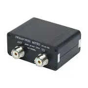 Rechargeable 1000mAh USB C 1.8MHz-50MHz 0.5W-120W FM-AM-SSB SWR Power Meter