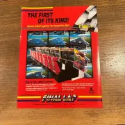 FINAL LAP 1 ORIGINAL VIDEO ARCADE GAME MACHINE FLYER, Namco 1987