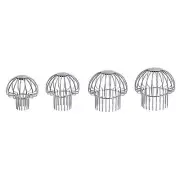 Gutter Drain Cover Outdoor for Round Downspout Leaves Roof Mesh Leaf Guards