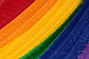 Outdoor undercover cotton Mayan Legacy hammock King size Rainbow