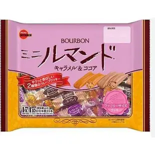 *會想買*BOURBON 北日本 迷你蘿蔓捲 焦糖&可可味 家庭包