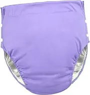 harayaa Adult Cloth Diaper Washable Nappy Cover Protection Quick to Dry Sturdy Reusable Breathable Lining Incontinence Underwear, violet