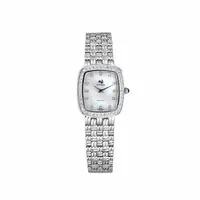 在飛比找PChome24h購物優惠-FLUNGO佛朗明哥方型珍珠超薄女腕錶