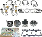 SHESWEET V1505 Engine Overhaul Rebuild Kit (No cylinder liner and valve) Compatible With Kubota V1505 V1505D V1505T Engine B2910 B3000 B3030 B3200 Bobcat Excavator 425 Skid Steer Loader S100