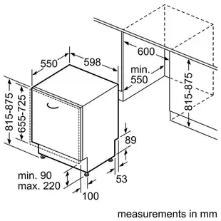 送。洗碗三寶【刷卡分3期】BOSCH博世SMV4HAX48E全嵌式洗碗機60cm 220v電壓