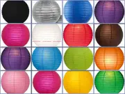 10X 12" round Chinese paper lanterns Wedding Party Floral Lamp Event decoration