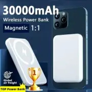 Bateria Magnetica Portatil MagSafe Par Iphone 16 15 14 13 12 Pro Max 30000 mAh