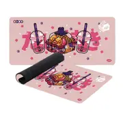 ANYMOB Mouse Pad Pink 400X900X2MM Milk Tea Game Pad Rubber Soft Keyboard Desk Mat