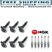 Set of 6 Heavy Duty Ignition Coils +6 Spark Plugs NGK 07-08 Chrysler Cirrus 3.5 (for: Chrysler)