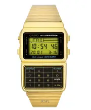 Casio Digital Databank Multi-Lingual Stainless Steel DBC-611G-1DF Mens Watch