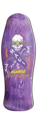 Madrid Skateboards Maui and Sons Skullshades Old School Skateboard Deck
