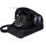 ✅歐式仿古老式復古辦公電話座機創意家用有線來電顯示固話酒店電話
