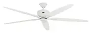 Energy saving Ceiling Fan with Remote Control & Timer Eco Elements White 180 CM